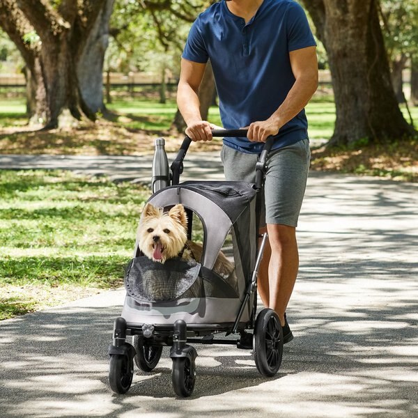 Frisco No-Zip， Cabin Collapsible Cat and Dog Stroller