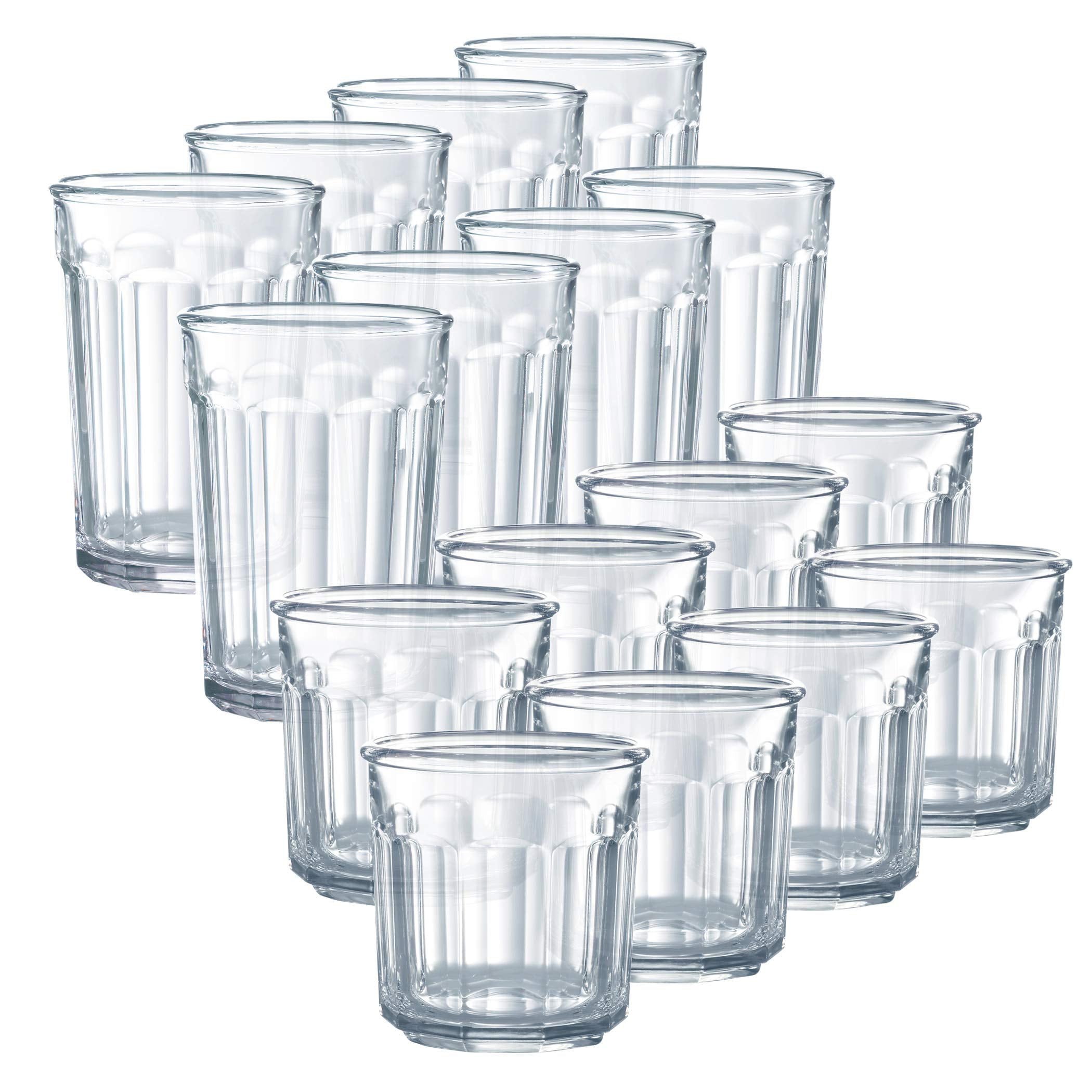 Luminarc 16-Pieces Working Glass Drinkware Set