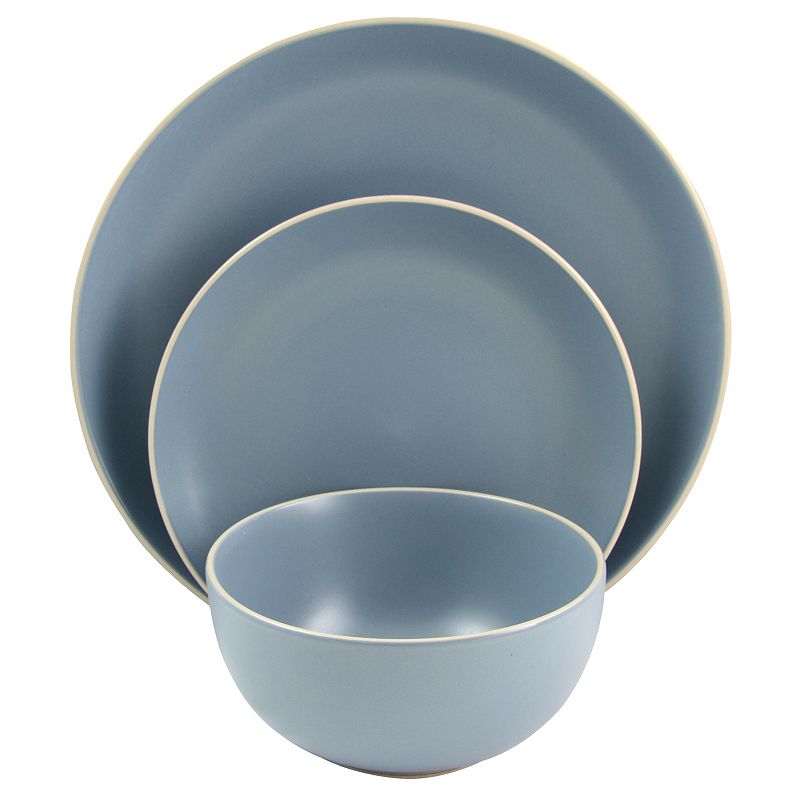 Gibson Home Rockaway 12-Piece Dinnerware Set