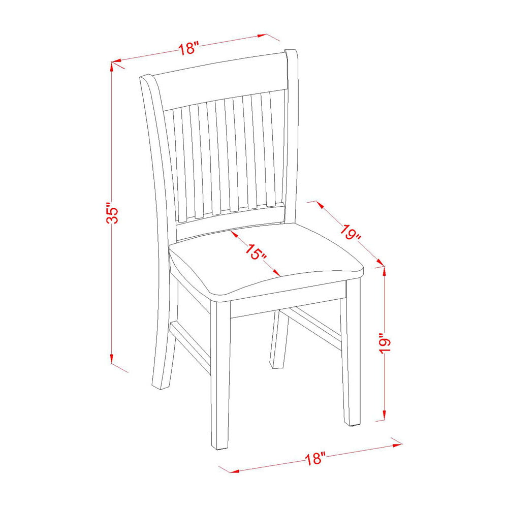 DLNO3-MAH-C 3 Pc small Kitchen Table set-round Kitchen Table and 2 Chairs