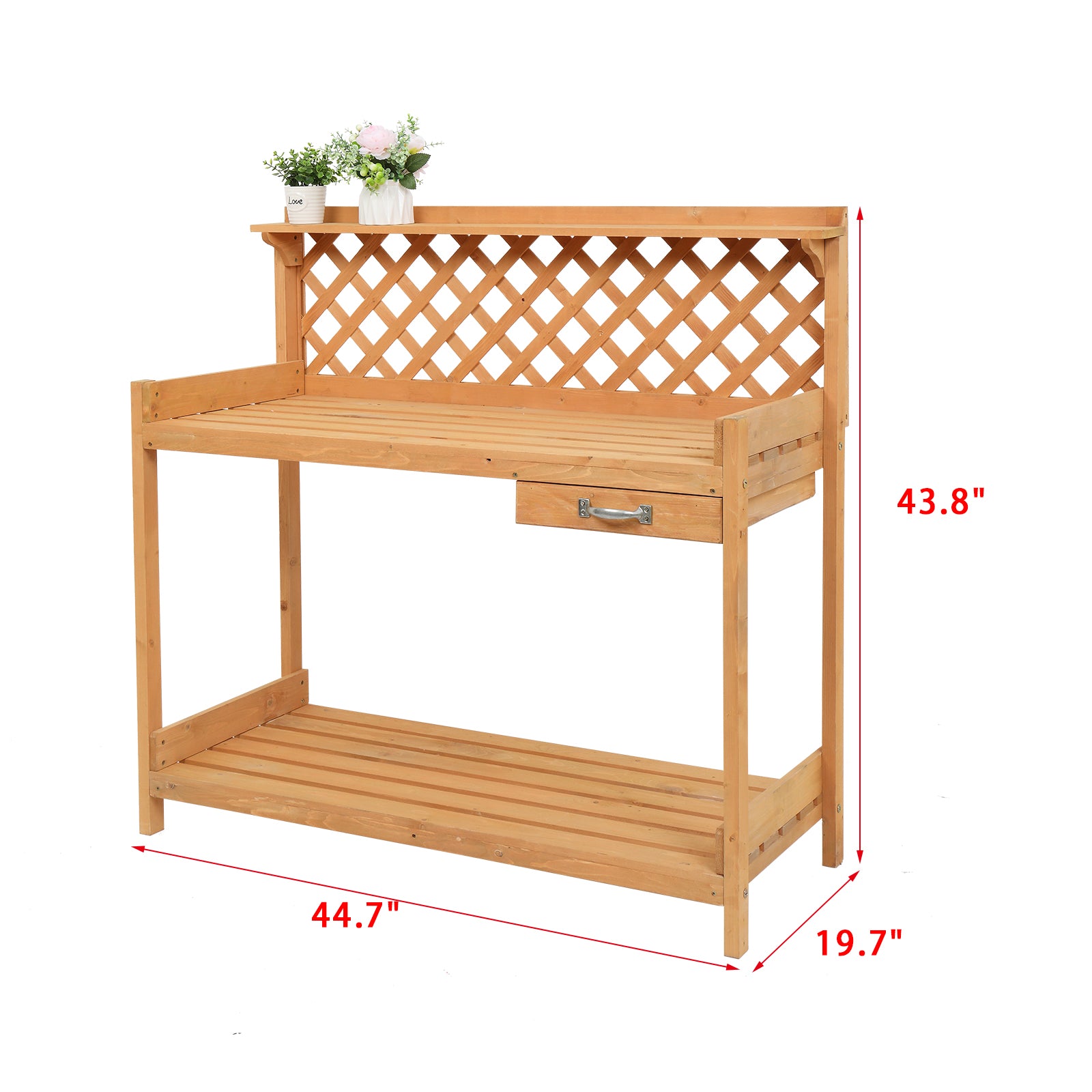 Mixfeer Garden Workbench With Drawer