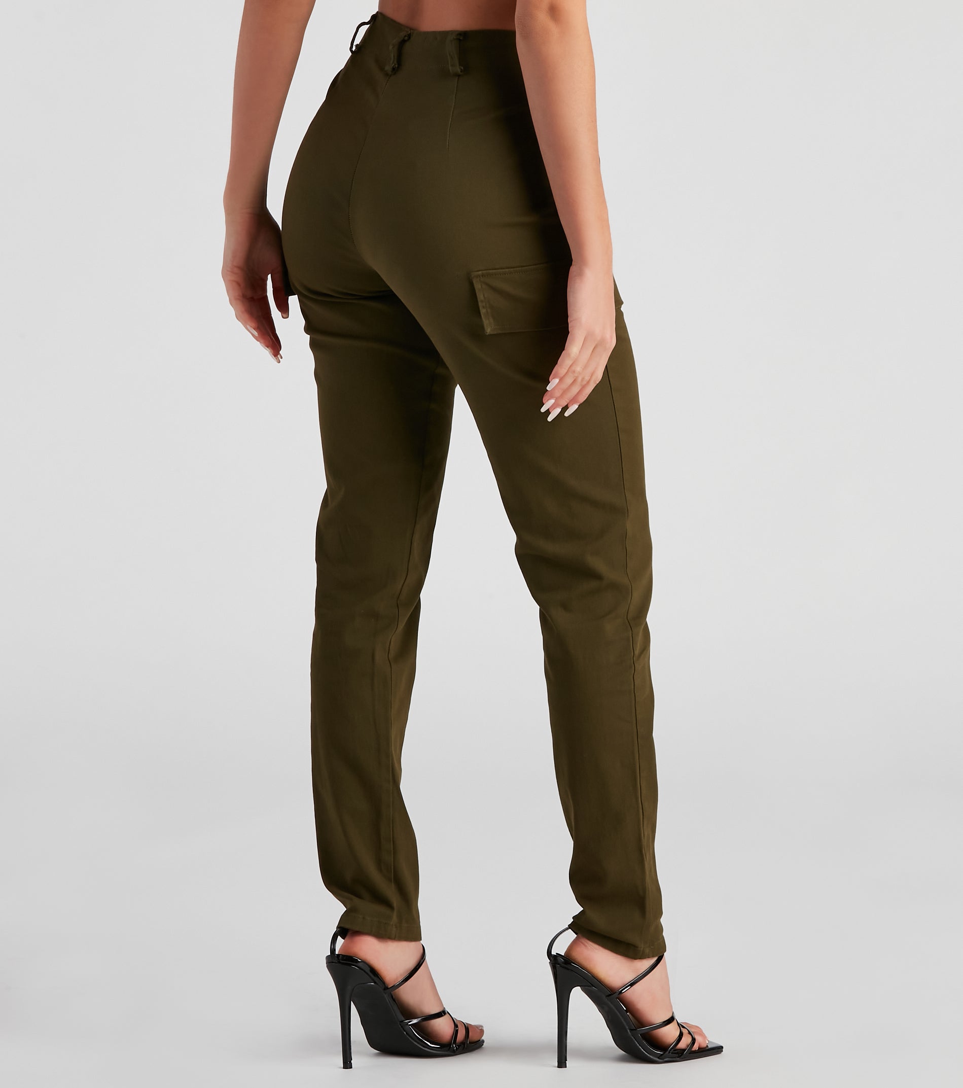 Cool Girl Cargo Skinny Pants