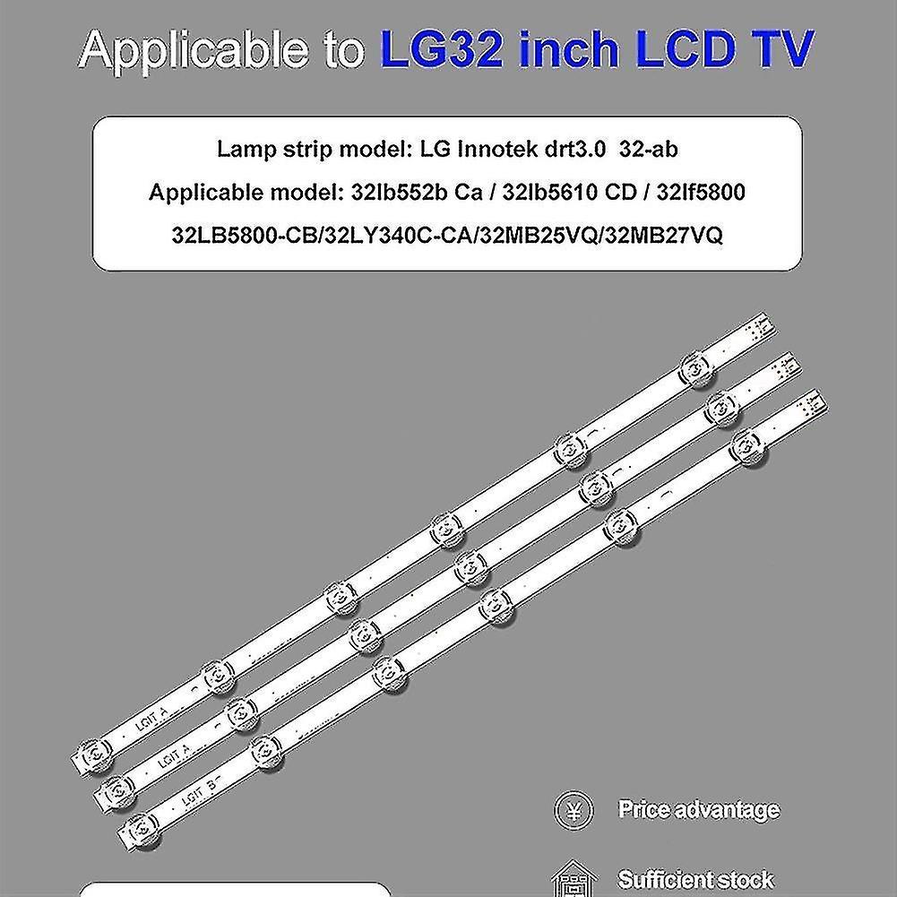 Led Backlight For Lg 32inch Tv 32lb572v 691 6l-197.4a 32lb580v 32lb650v 32lb652v 32lb653v 32lf550 D