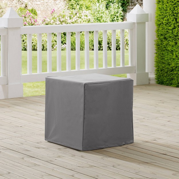 Outdoor End Table Furniture Cover Gray Crosley