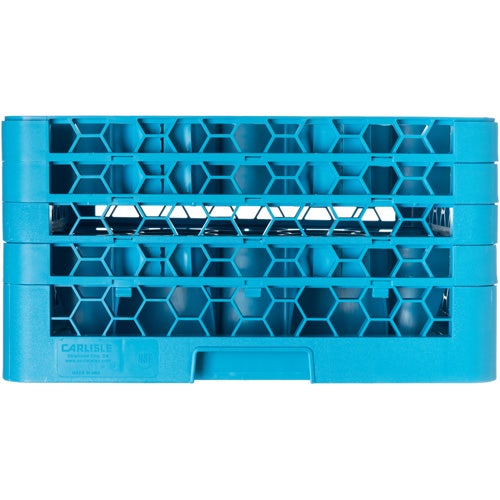 Carlisle RW20-314 OptiClean NeWave 20 Compartment Glass Rack with 4 Extenders 19.75