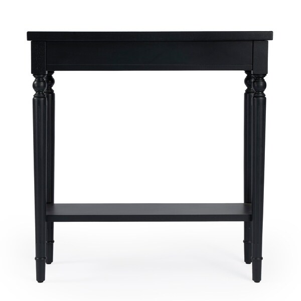 Handmade Butler Simple Elegance Plum Black Console Table