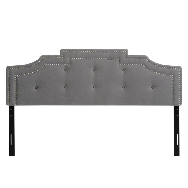 CorLiving Aspen Crown Silhouette Headboard with Button Tufting - King - - 28496227