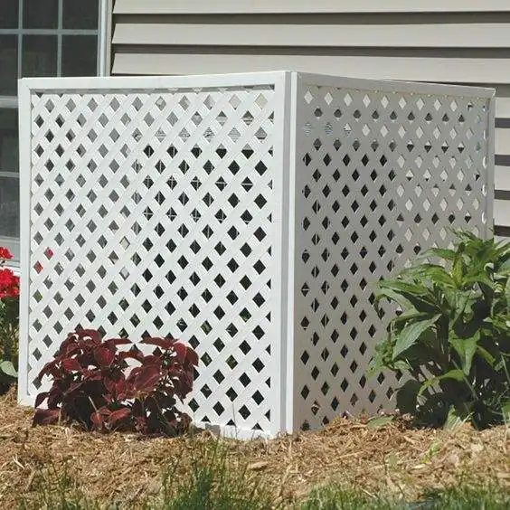 China Professional Garden Supplies Easily Assembled Vinyl Lattice Privacy Fence Panels