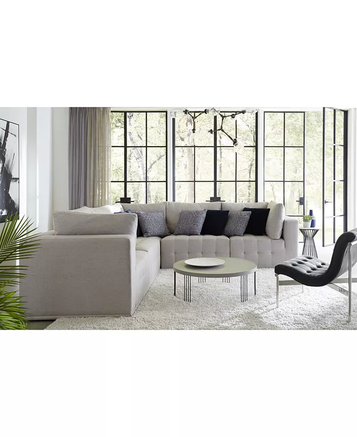 Universal CLOSEOUT! Modern 3-Pc. Fabric Modular Sofa