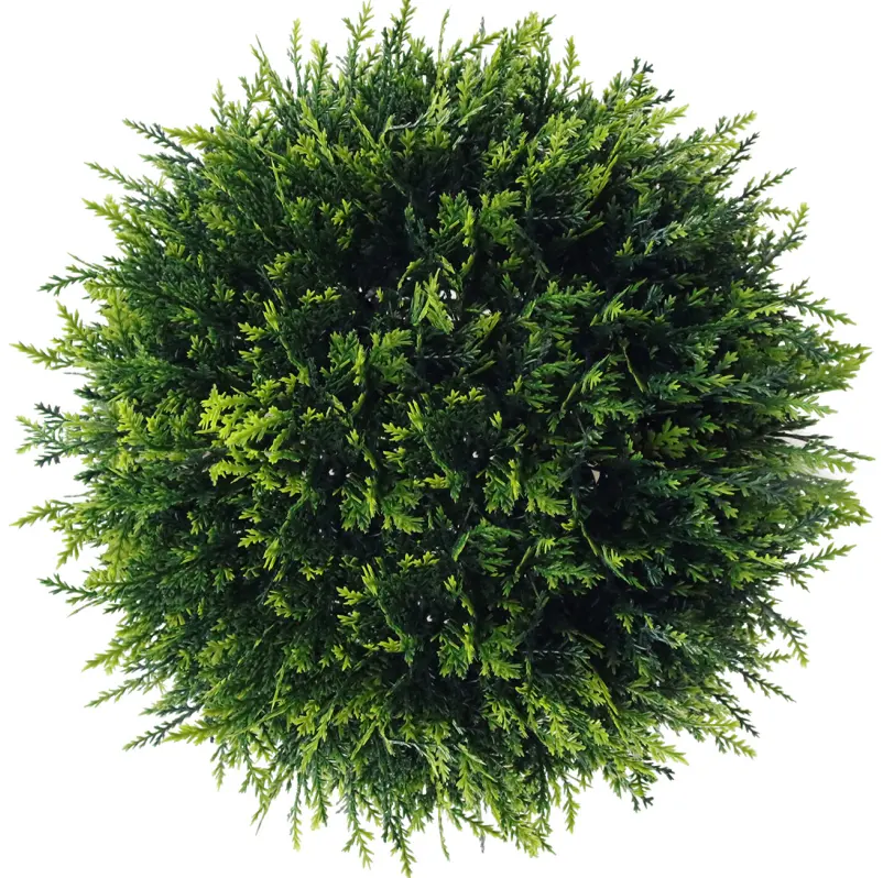 Q37 Landscape High Quality Supplies Hanging Artificial Boxwood Cedar Ball for Decoration Home Garden