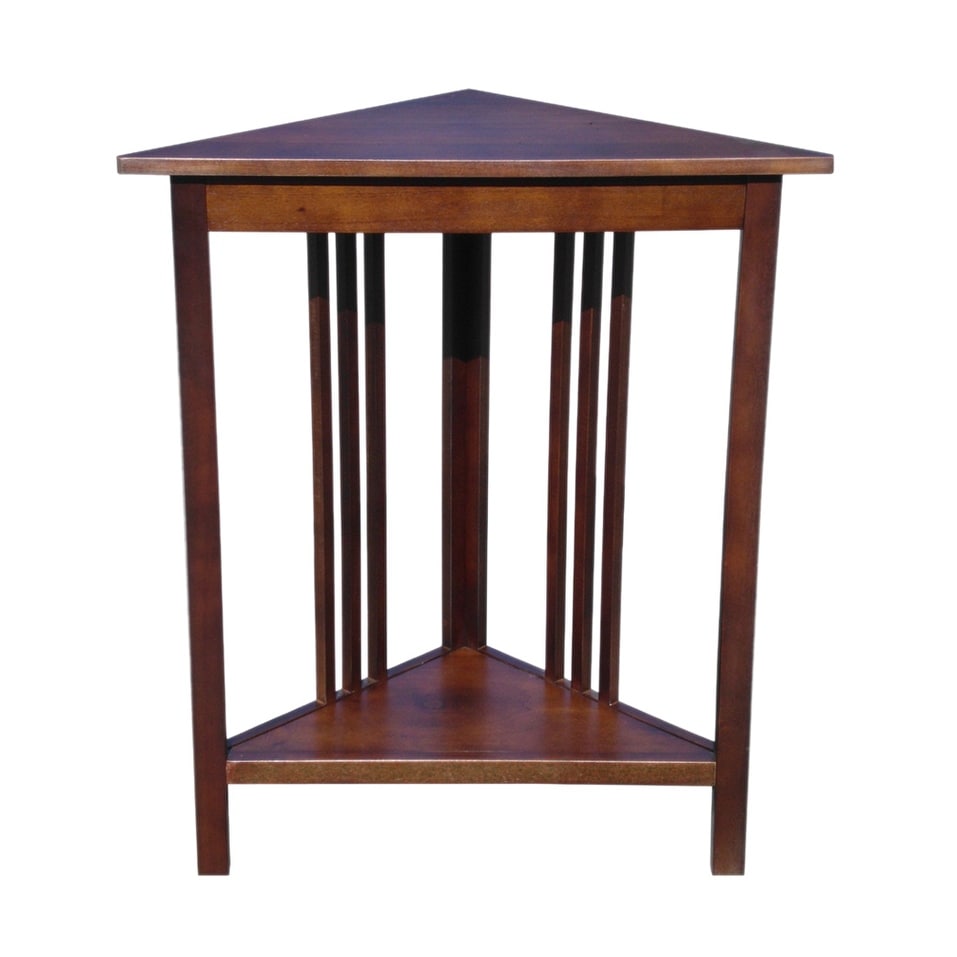 Offex Solid Kiln Dried Mahogany Espana Corner Table