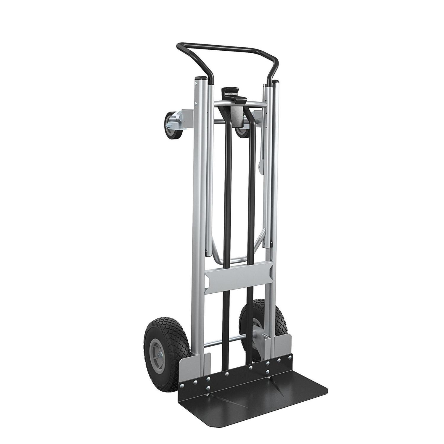 COSCO 2-in-1 Hybrid Handtruck， Commercial Use， 1000lb/800lb Weight capacity