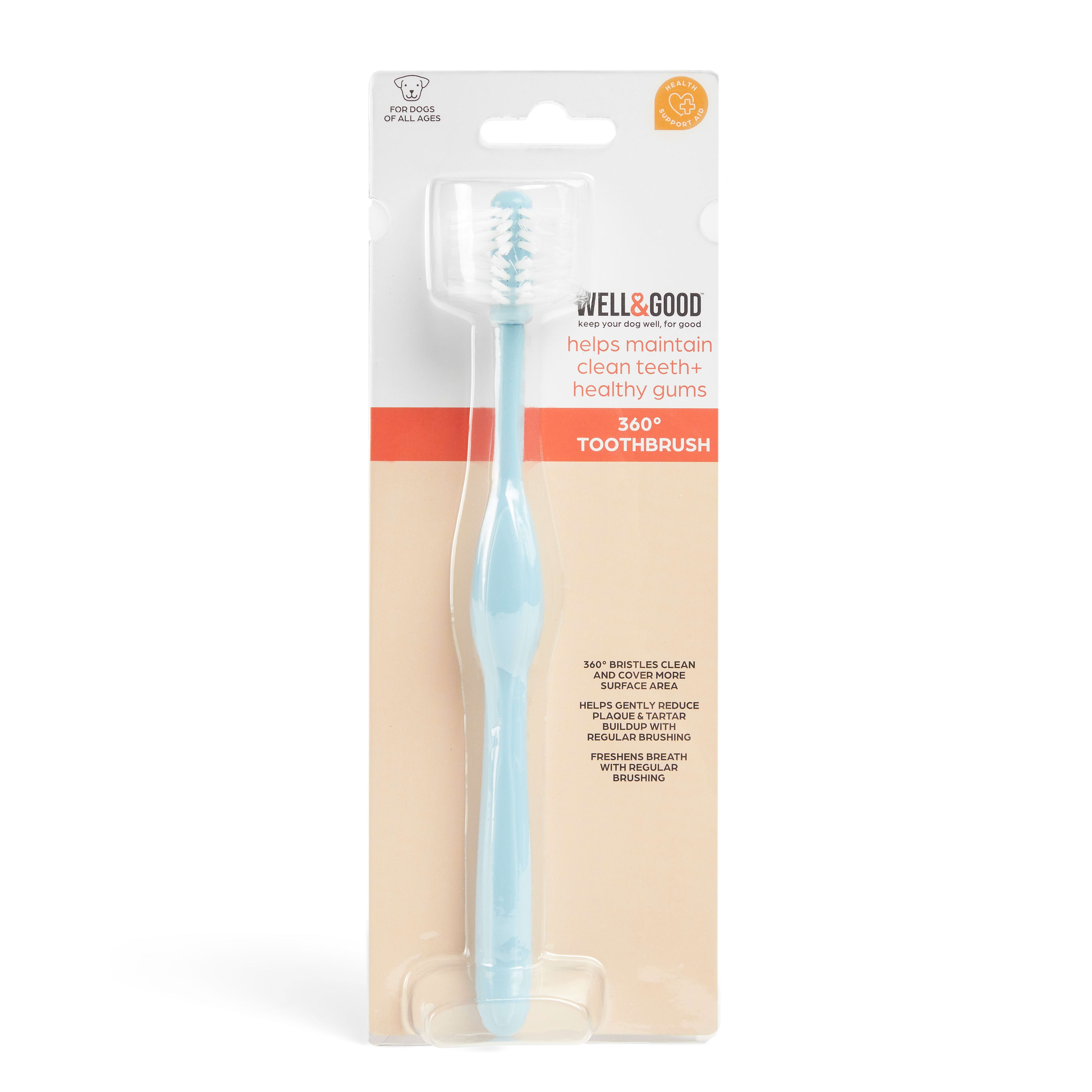 Well  Good 360-Degree Dental Toothbrush for Dogs