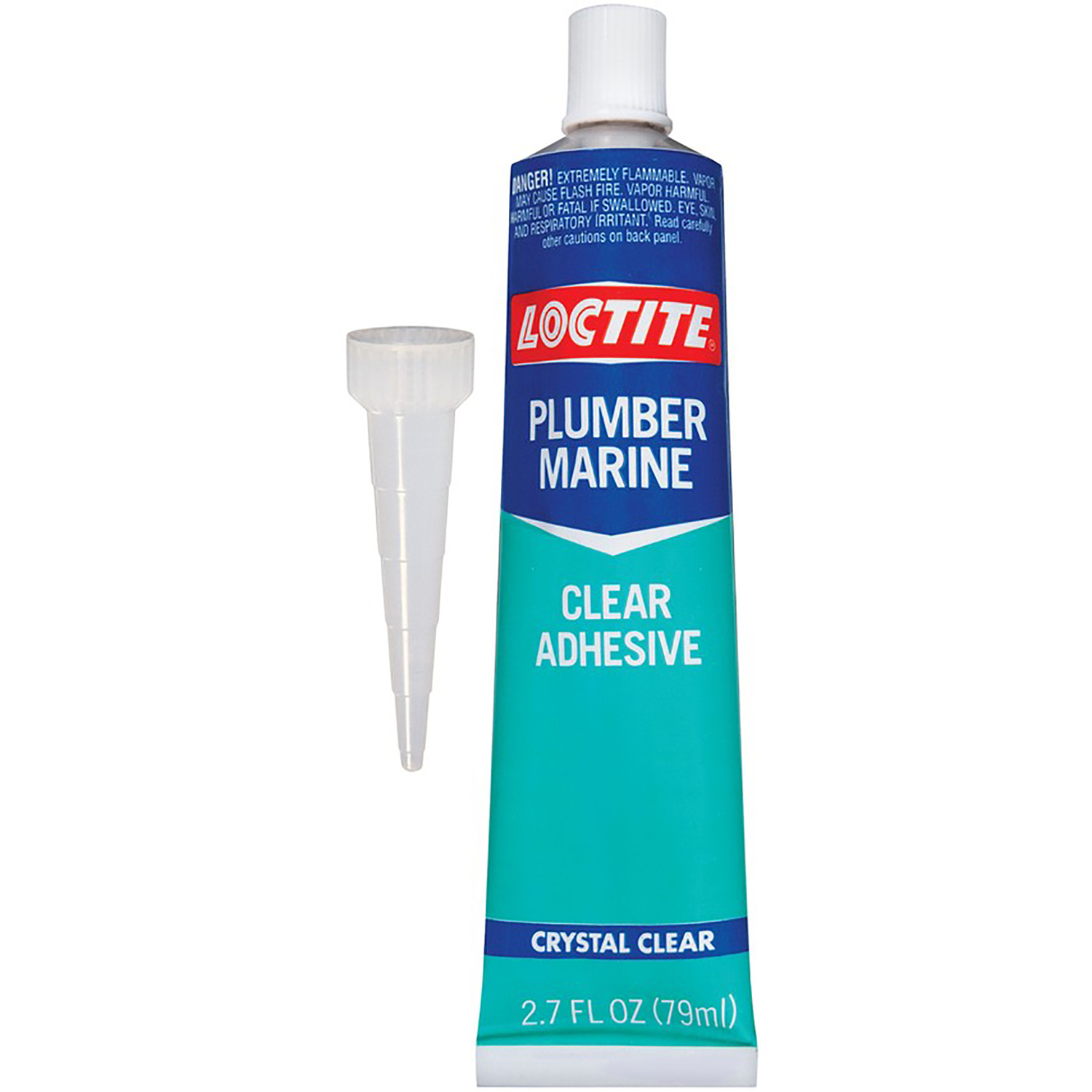 Loctite Clear Silicone High Strength Synthetic Rubber All-Weather Adhesive 2.7 oz