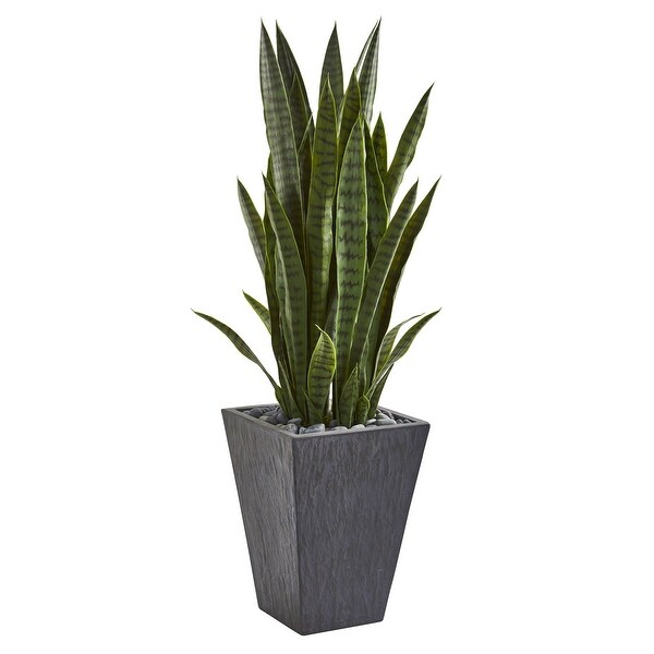 45 Sansevieria Artificial Plant in Sate Planter