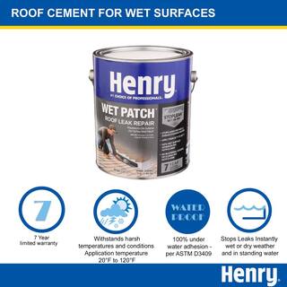 Henry 208 Wet Patch Roof Leak Repair Sealant 0.90 gal. HE208142