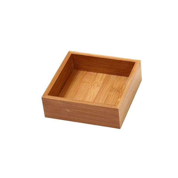 YBM Home Bamboo Kitchen Drawer Organizer Storage Box