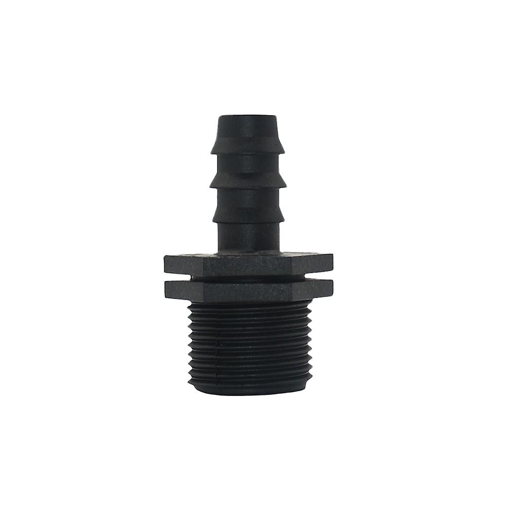 16mm 20mm 25mm 32mm Hose Barb Thread Connector 1/2 3/4 1inch Male Female Thread Pe Tube Fitting Plastic Hose Adapter