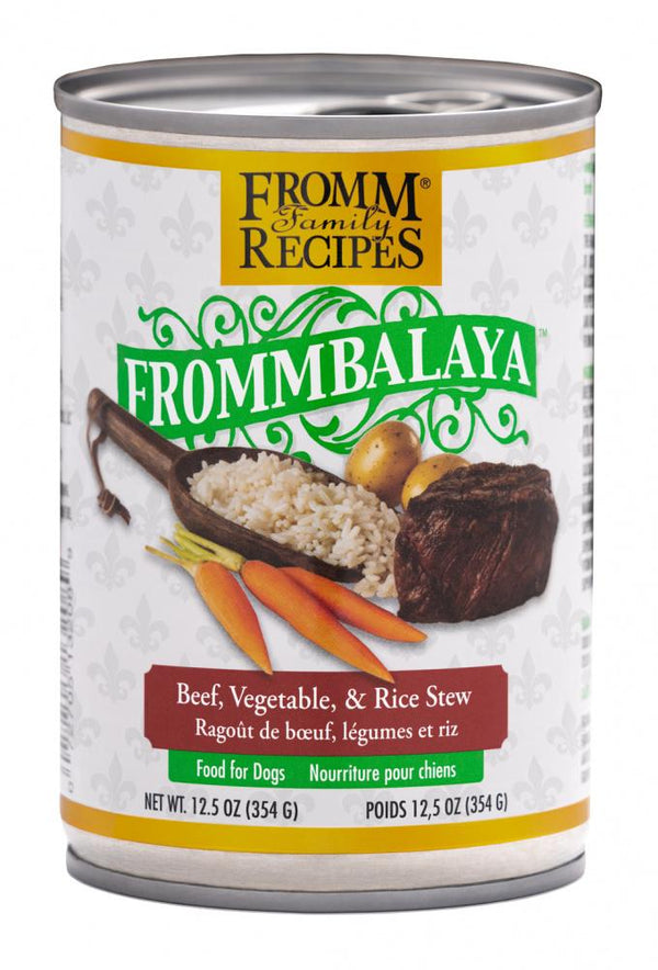 Fromm Frommbalaya Beef， Vegetable， and Rice Stew Canned Dog Food