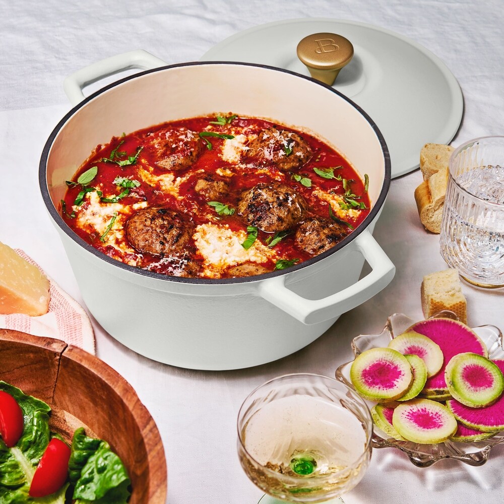 5 Quart Cast Iron Round Dutch Oven