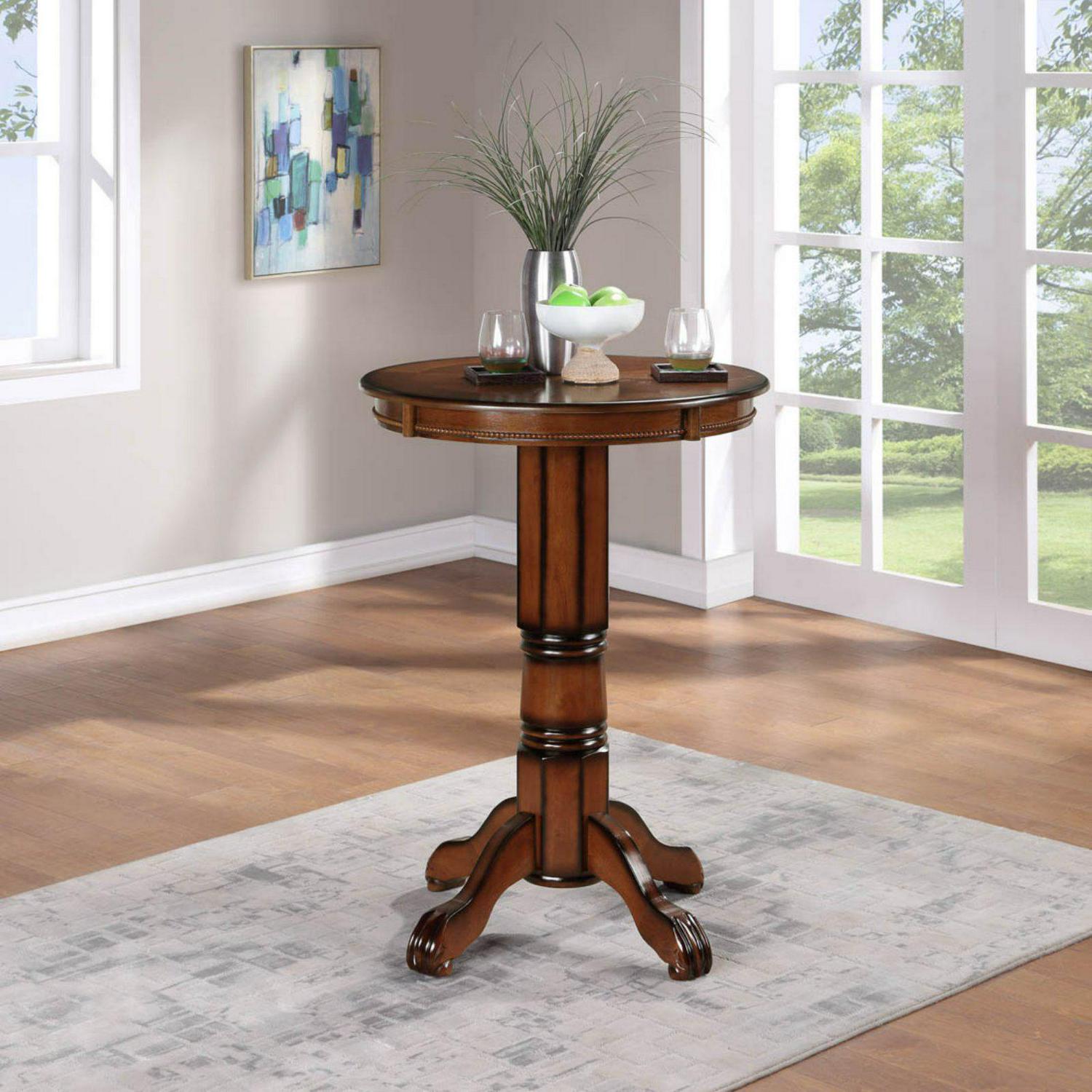 Boraam Florence Pub Table Hardwood Brown  Crowdfused