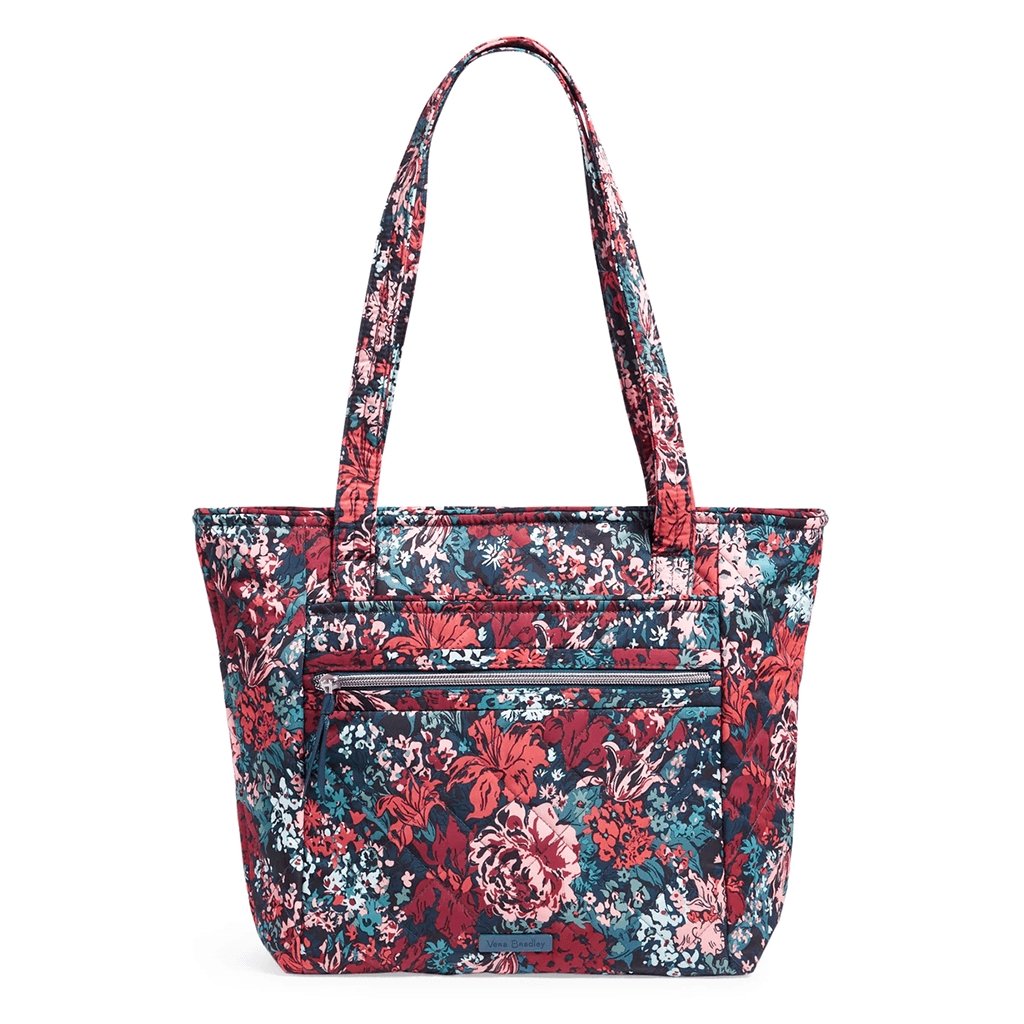 Vera Bradley  Small Vera Tote Bag in Cabbage Rose Cabernet