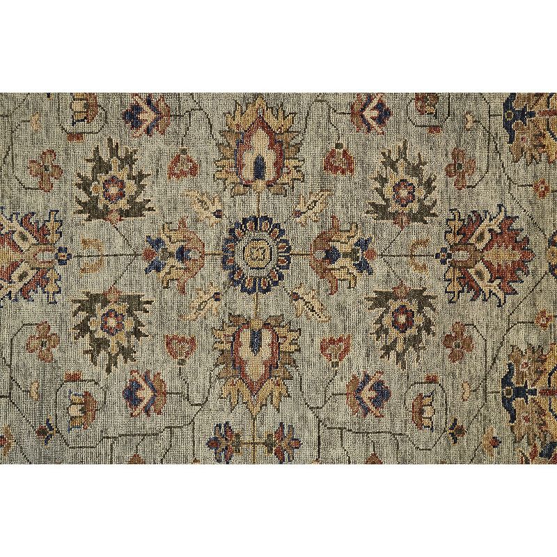 Weave and Wander Irie Traditional Oushak Geometric Floral Rug