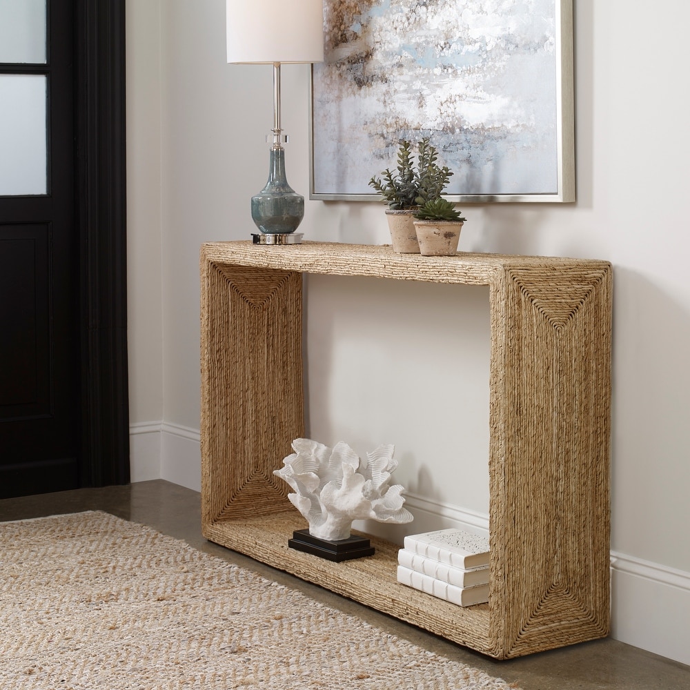 Uttermost Rora Coastal Wood Console Table