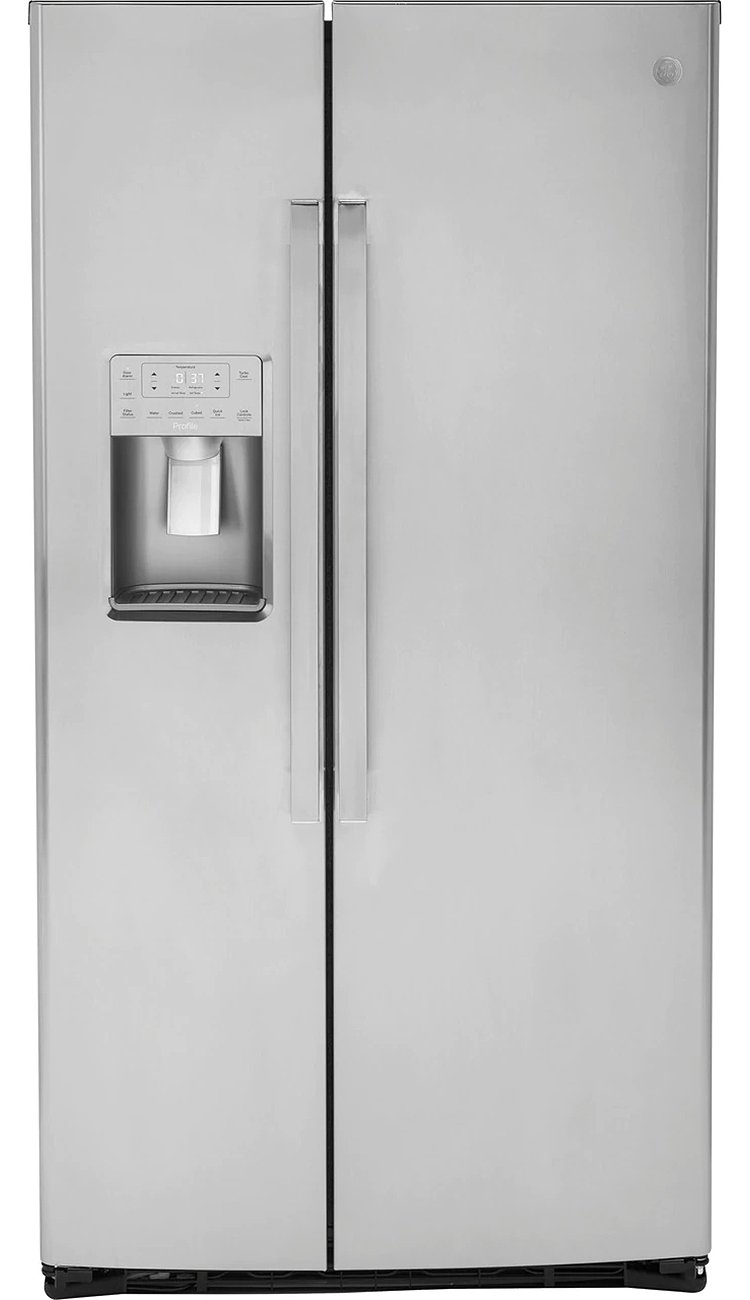 GE Profile ENERGY STAR 25.3 Cu. Ft. Fingerprint Resistant Stainless Steel Side-By-Side Refrigerator