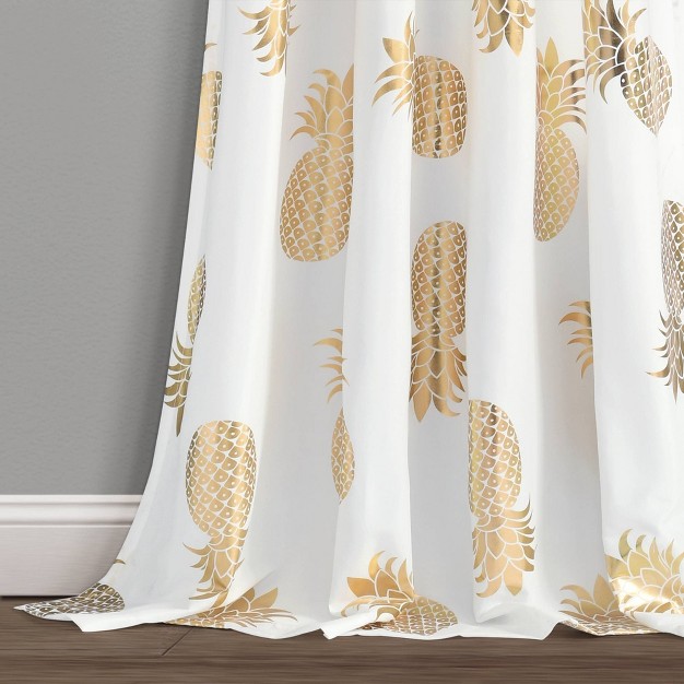 Pineapple Toss Window Curtain Panels Lush D cor