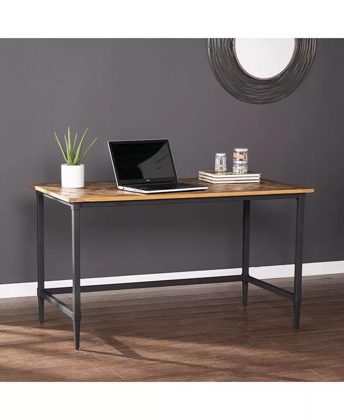 Southern Enterprises Lakely Reclaimed Wood Desk