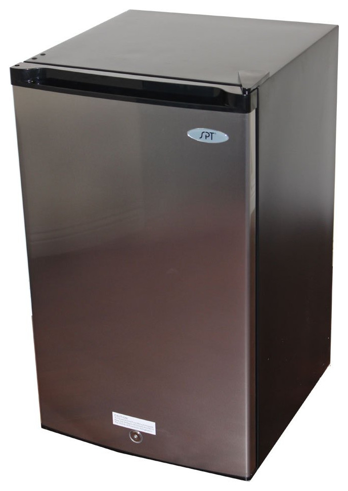 3.0 Cu.Ft. Upright Freezer With Energy Star  Stainless Steel   Contemporary   Freezers   by Virventures  Houzz