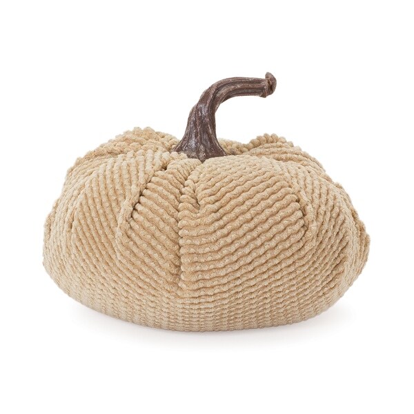 Plush Corduroy Fabric Pumpkin (Set of 3)