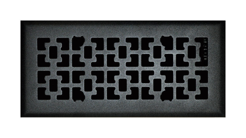 FLOOR REGISTER 4X10 BLK