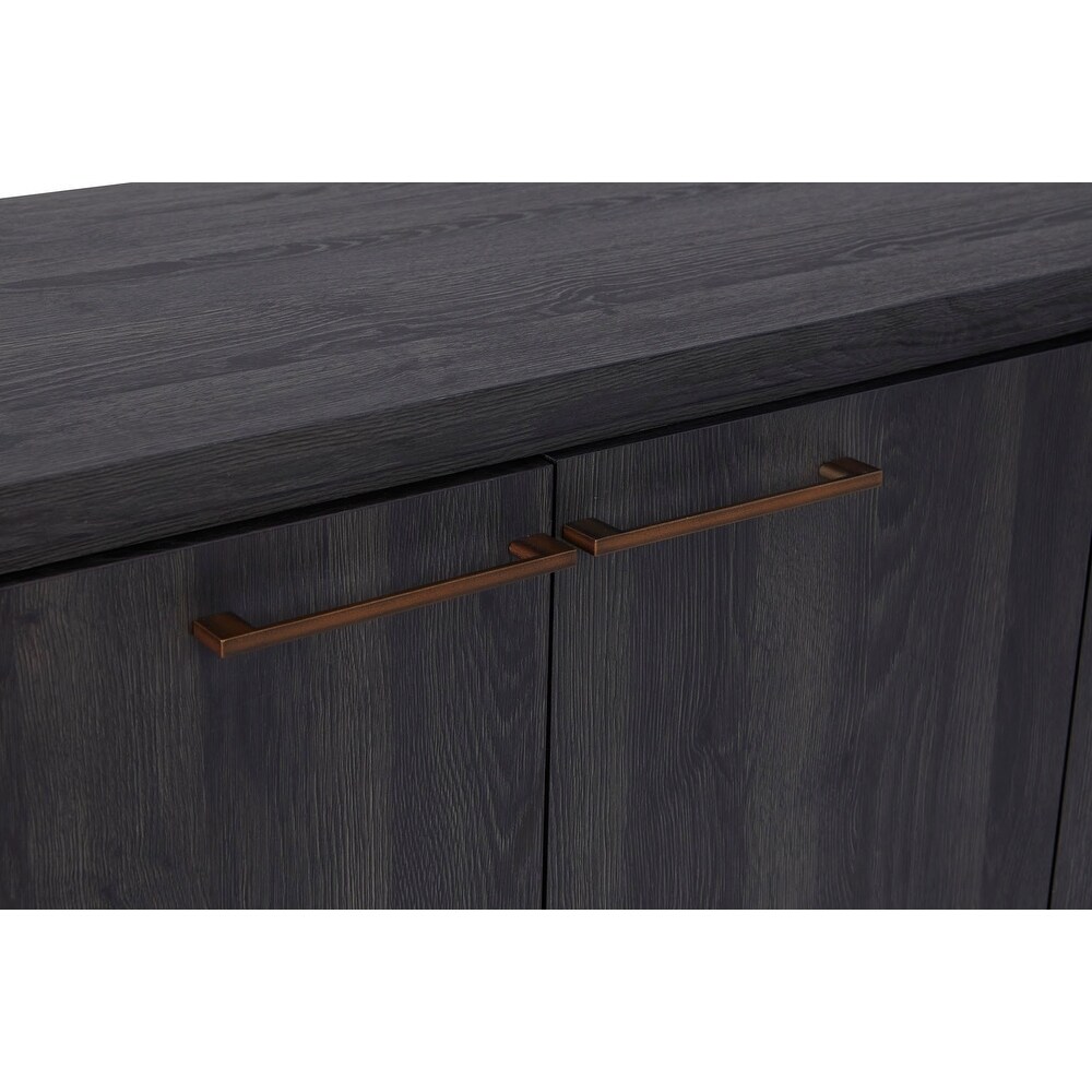 Rye Studio Luciana Grey   Copper Sideboard