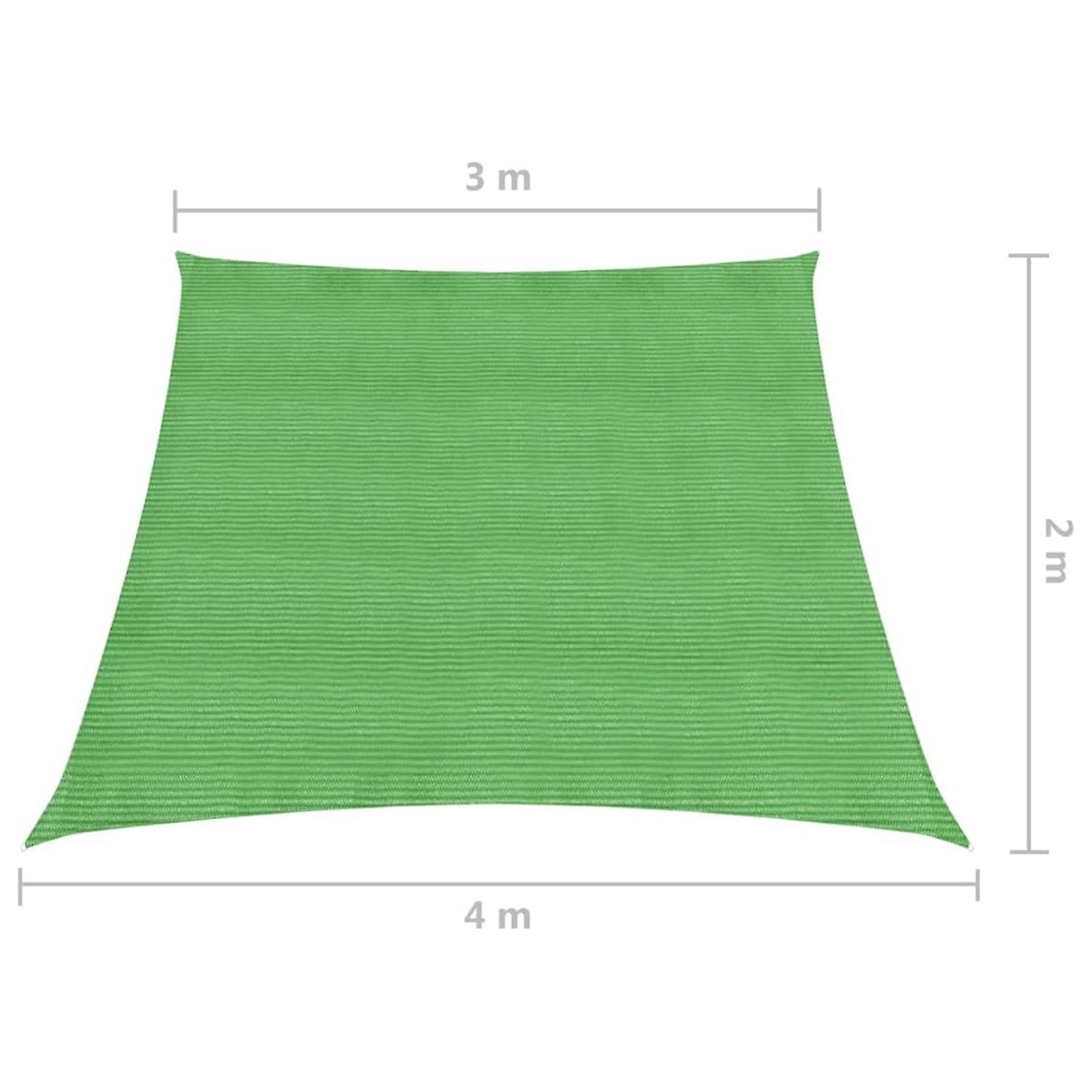 Sunshade Sail 160 G/m Light Green 3/4x2 M Hdpe No.360604