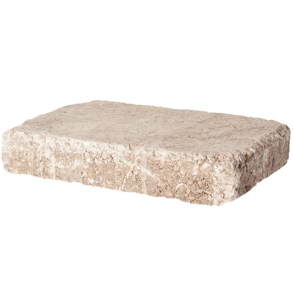 Pavestone RumbleStone Rec 10.5 in. x 7 in. x 1.75 in. Cafe Concrete Paver (192 Pcs.  98 Sq. ft.  Pallet) 90969