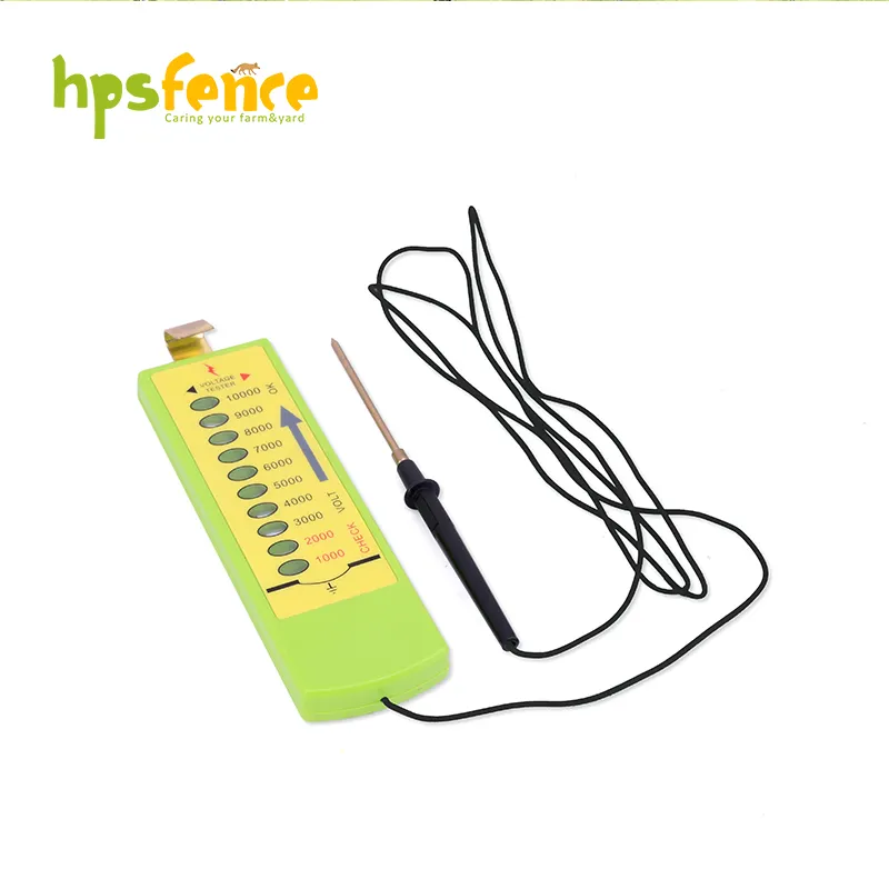 Adjustable high voltage livestock fence tester  1000 10000v for farming