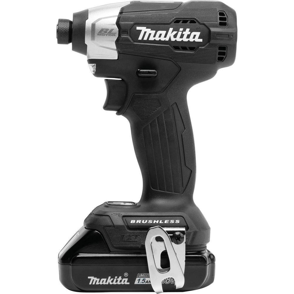 Makita 18V LXT Sub-Compact Lithium-Ion Brushless Cordless Variable Speed Impact Driver Kit (1.5Ah) XDT18SY1B