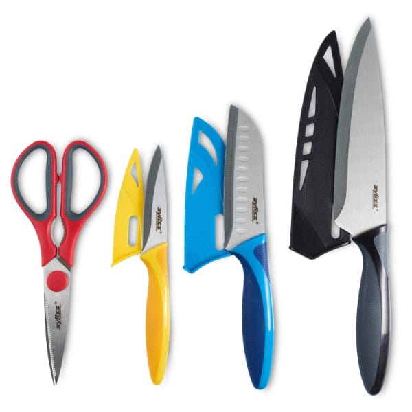 4 Piece Knife and Scissor Starter Value Set