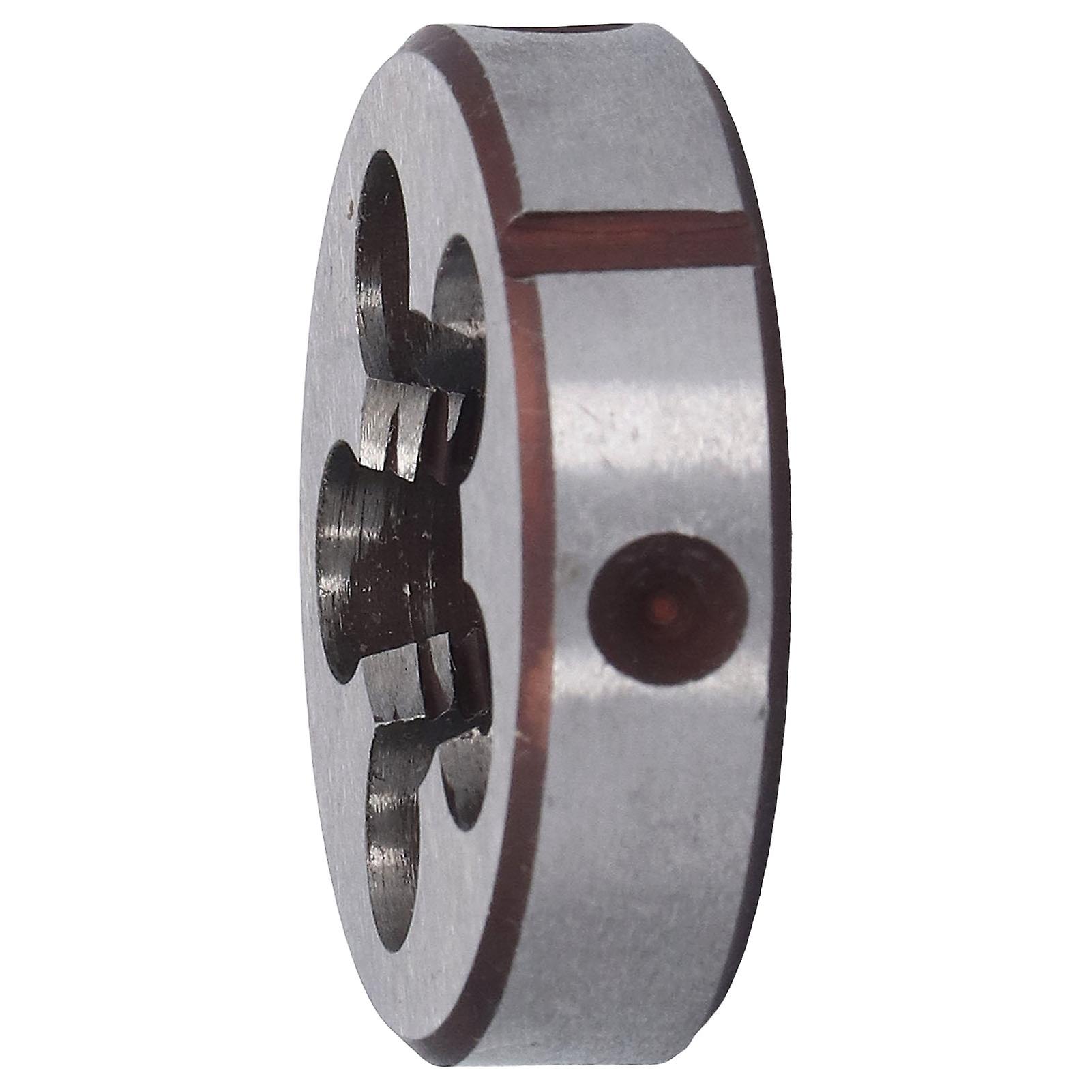 G3/8 Thread Repair Round Die Alloy Steel Cylindrical Pipe Threading Tool with 5 Chip Holes