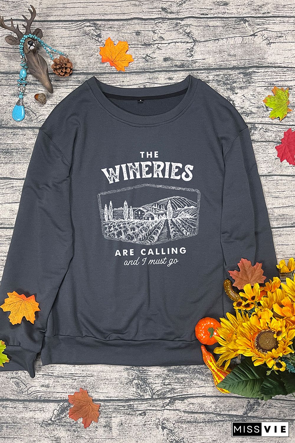 The Wineries Are Calling And I Must Go Longsleeve Sweatshirt Wholesale