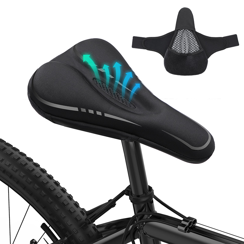 MLD Mountain Bike Saddle Cover Gel Soft Seat Anti skid Anti vibration Cycling Bike Seat Cushion Cover