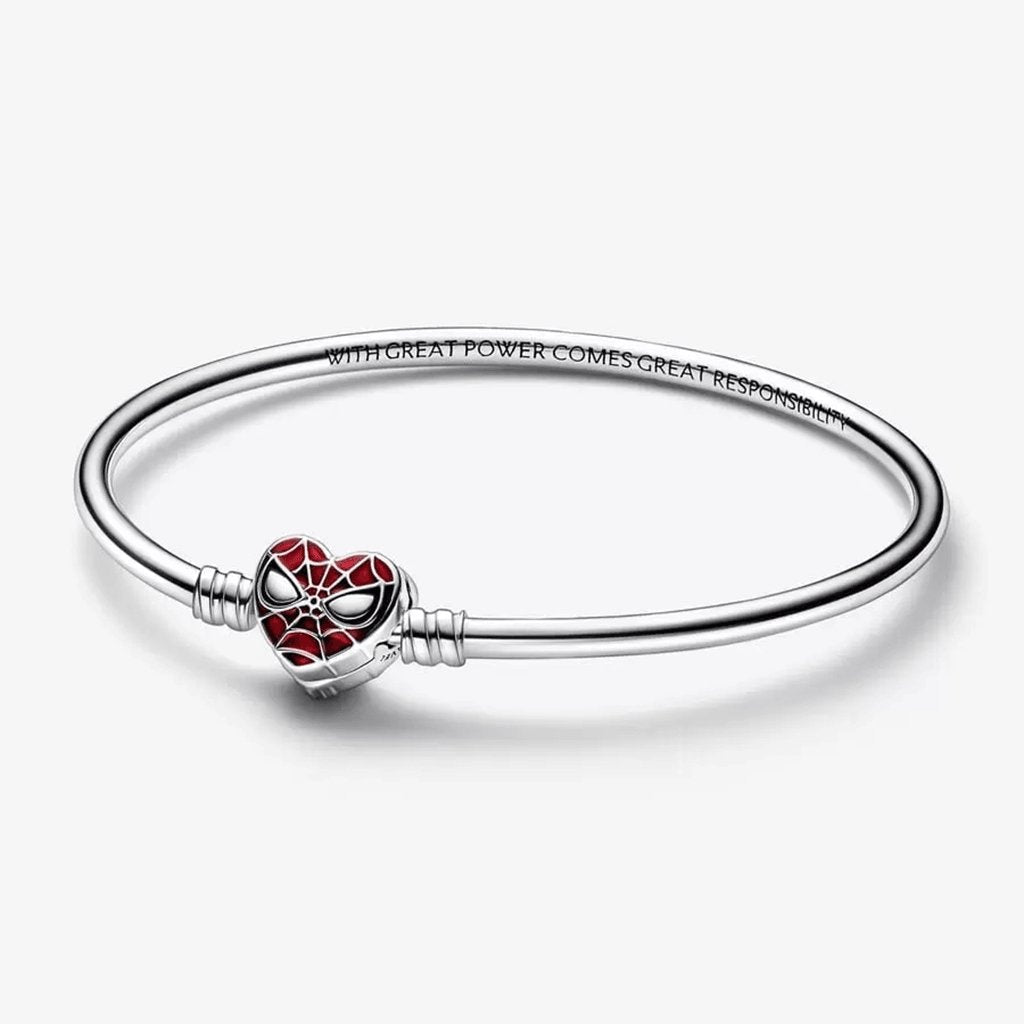 PANDORA  Pandora Moments Marvel Spider-Man Mask Clasp Bangle