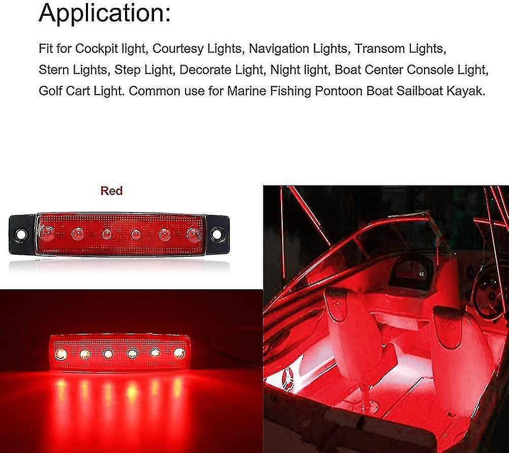 10pcs   Marine Ship Lights， Practical Ship Deck Led Interior Lights， Decorative Lights