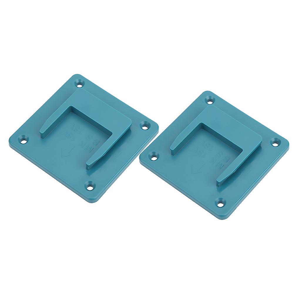 2pcs Machine Holder Wall Mount Storage Bracket Fixing Devices For Makita 18v Electric Toolcyan