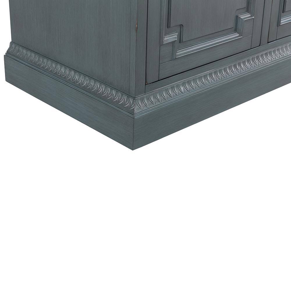 Home Decorators Collection Cailla 36 in. W x 21.50 in. D Bath Vanity Cabinet Only in Distressed Blue Fog CKBV3622D