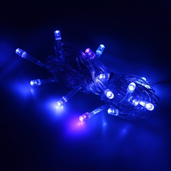 AGPtEK 3Mx3M 300 LED Starry Fairy Curtains Light with Power Controller Indoor/Outdoor Waterproof Blue