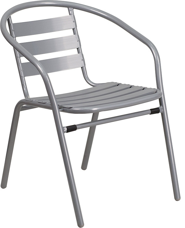 Flash Furniture TLH 017C GG Metal Stack Chair   Transitional   Outdoor Dining Chairs   by Beyond Design  ampMore  Houzz