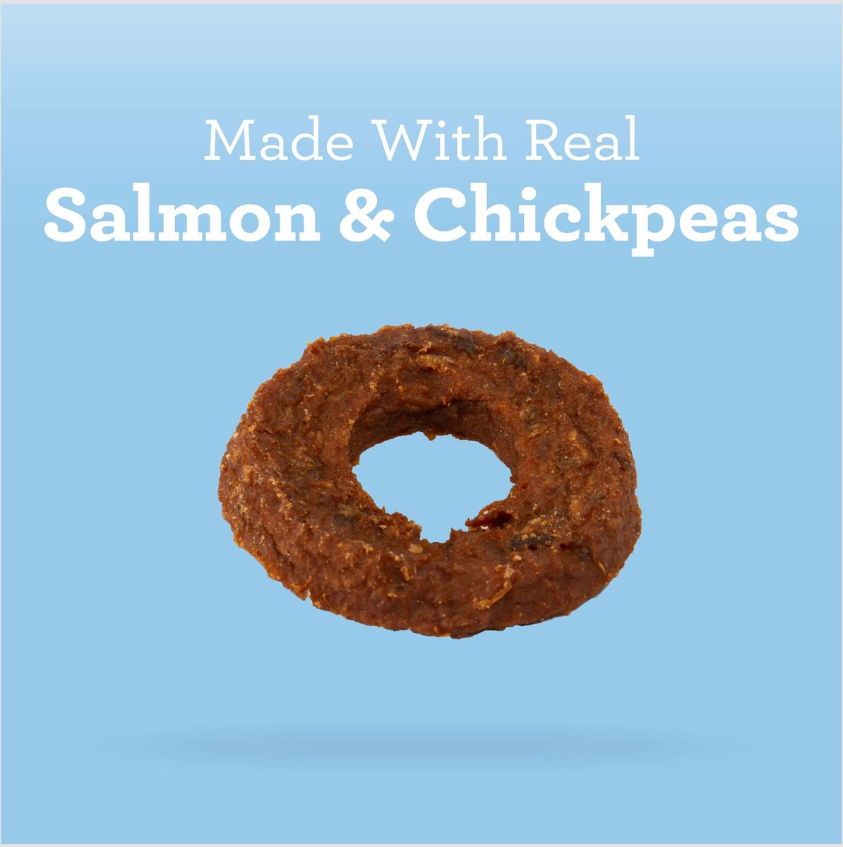 SmartBones Protein Rings Real Salmon and Chickpeas Dog Treats